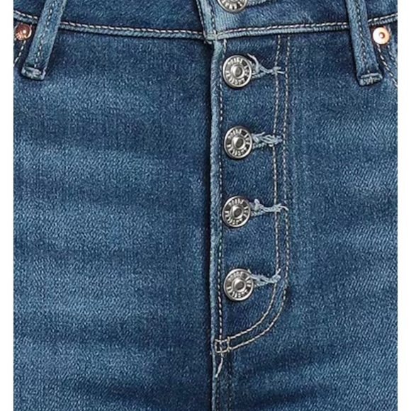 EUC PAIGE Sarah Slim button down jeans.  Sz 26 worn once! - Picture 3 of 16